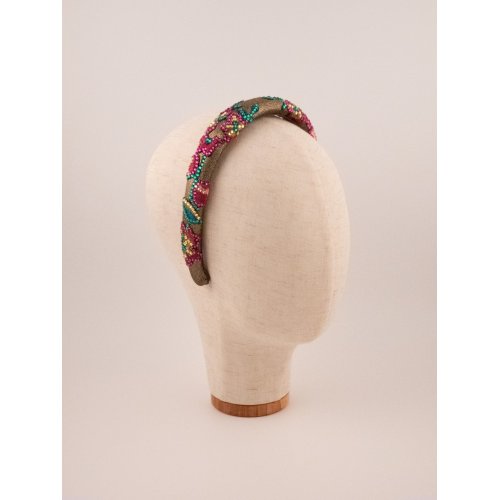 Golden Confetti Headband - [Product category] handmade in France.