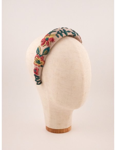 Multicolor Foliage Headband - [Product category] handmade in France.