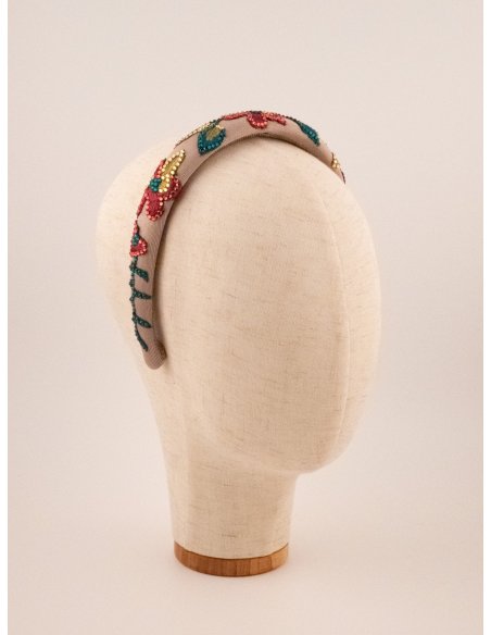Multicolor Foliage Headband - [Product category] handmade in France.