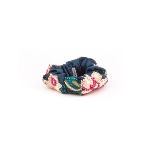 Night Flowers Scrunchie