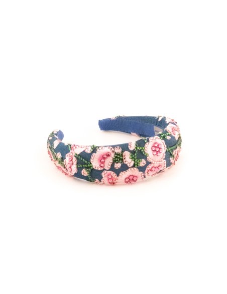 Flowerbed Headband - [Product category] handmade in France.
