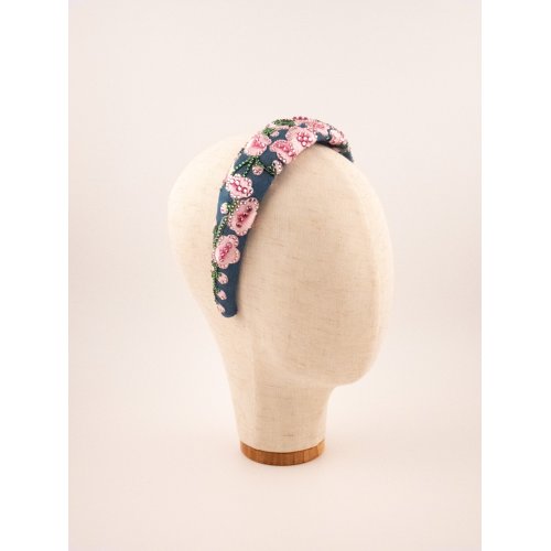Flowerbed Headband - [Product category] handmade in France.