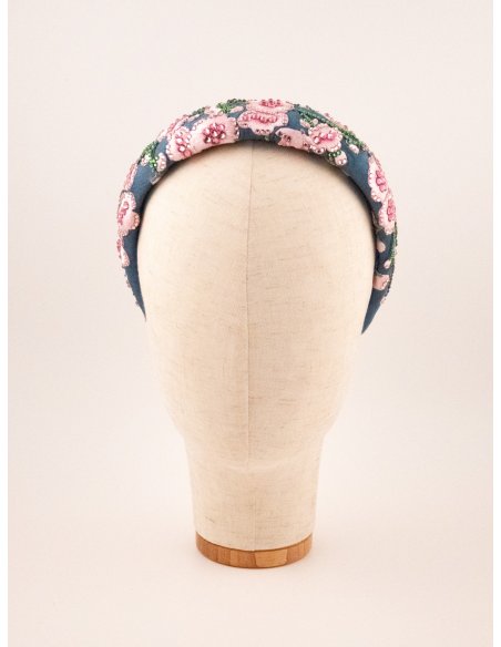 Flowerbed Headband - [Product category] handmade in France.