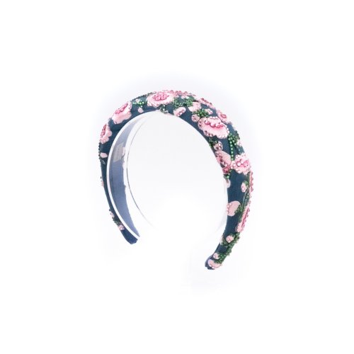 Flowerbed Headband - [Product category] handmade in France.