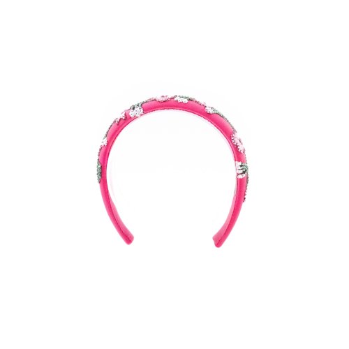 Fuchsia Garden Headband - [Product category] handmade in France.