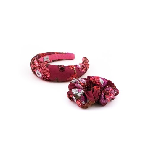 Berry Glow Headband - [Product category] handmade in France.