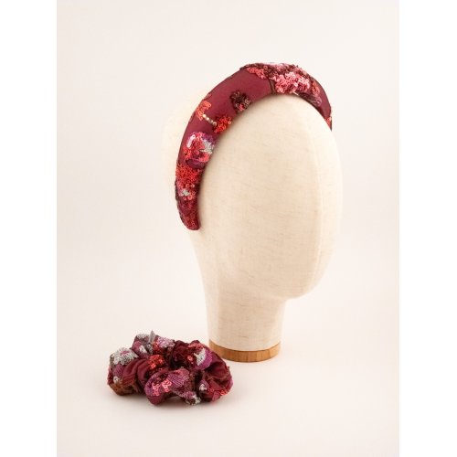 Berry Glow Headband - [Product category] handmade in France.