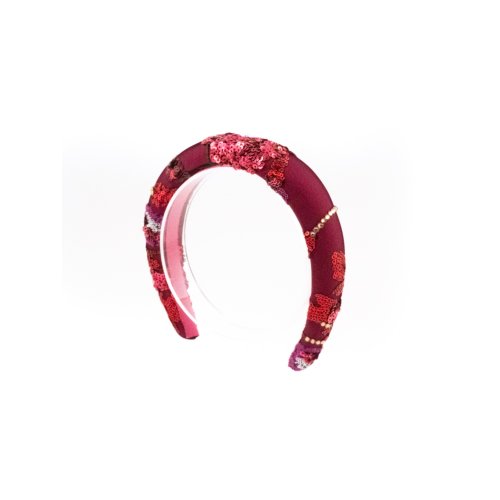 Berry Glow Headband - [Product category] handmade in France.