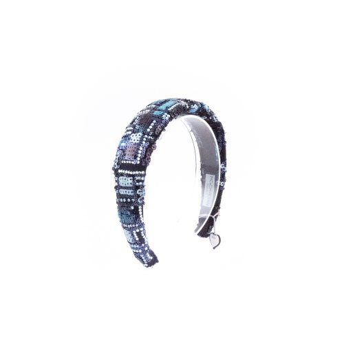 Midnight Blue Mosaic Headband