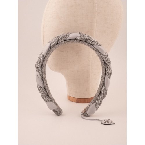 Silver Braided Bandeau 2