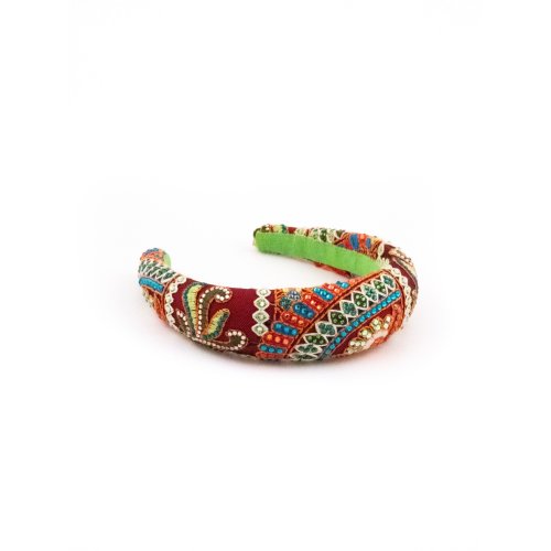 Holi Rangoli Couture Headband 2