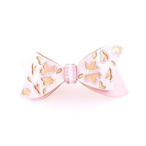 Ponytail Barrette Hair Clip with Flower Engraving 2