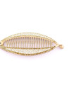 Big Clap Fish Sparkling Barrette GM handmade in France - Hairclips | MC Davidian