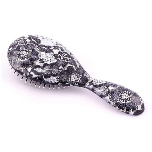 Galet Brush Decorated with Flower TGM handmade in France - Brushes | MC Davidian