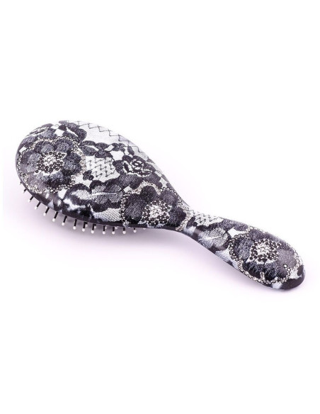 Galet Brush Decorated with Flower TGM handmade in France - Brushes | MC Davidian