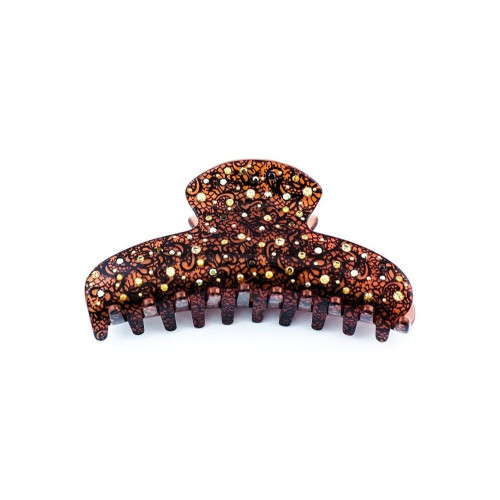 95504bis_1 - MC Davidian - Safari Lace Brillant Hair Clip TGM