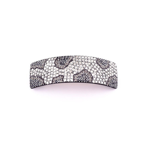 Fancy Panther Sparkling Ponytail GM handmade in France - Barrettes | MC Davidian