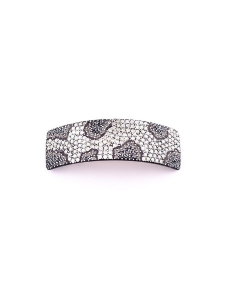 Fancy Panther Sparkling Ponytail GM handmade in France - Barrettes | MC Davidian