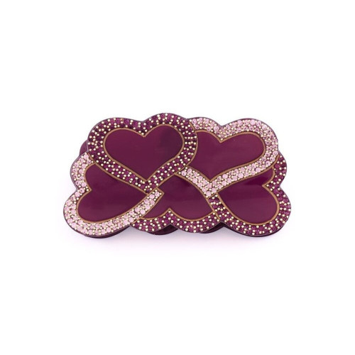 94746I_1 - MC Davidian - Multi-Hearts Brillant Hair Clip GM 2
