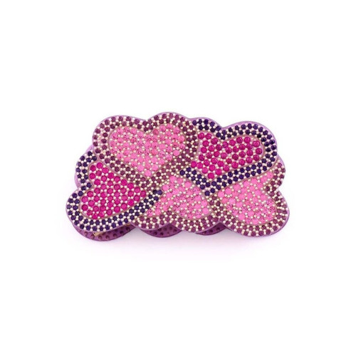 94746II_1 - MC Davidian - Multi-Hearts Sparkling Hair Clip GM
