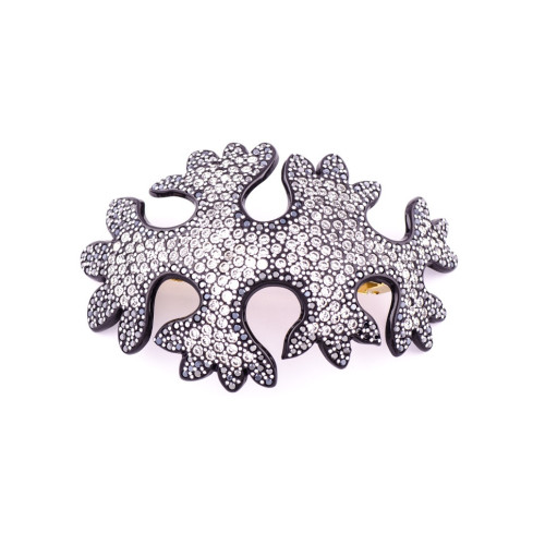 94870II_1 MC Davidian Acanthus Sparkling Hair Clip TGM