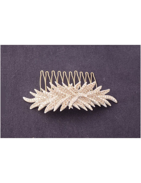 95053I_1 - MC Davidian - Feathers Sparkling Golden Comb MM 95053I_1 - MC Davidian - Feathers Sparkling Golden Comb MM