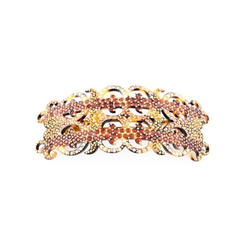 95135_1 - MC Davidian - Double Embroidery Sparkling Barrette TGM