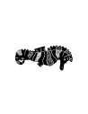 Seahorse Sparkling Ponytail GM handmade in France - Barrettes | MC Davidian