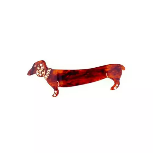 93322_1 MC Davidian Basset Brillant Hair Clip PM