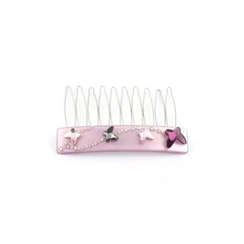 95771_1 MC Davidian Cloudy Butterflies Metal Comb MM