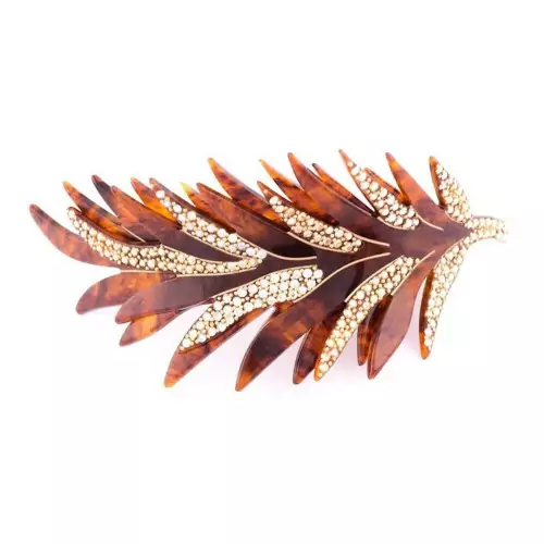 95048bis-95048Ibis_1 MC Davidian Double Feather Brillant Hair Clip TGM